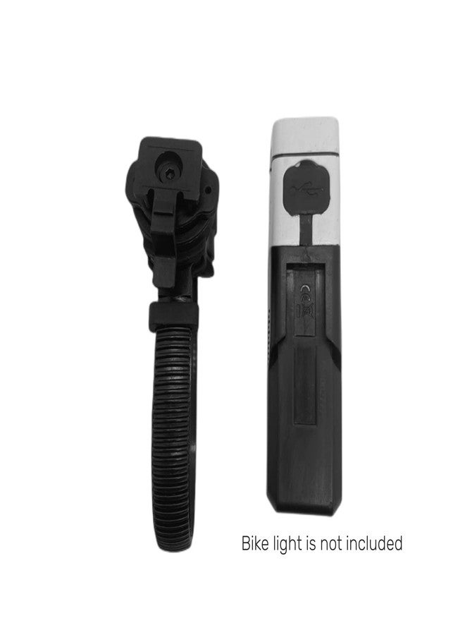 NELboNs Bike Light Mount Compatible with Bontrager Ion Pro RT Light Tension Strap Mount for Bike Out Front Handlebar Adjustable Headlight Flashlight Holder - Image 3
