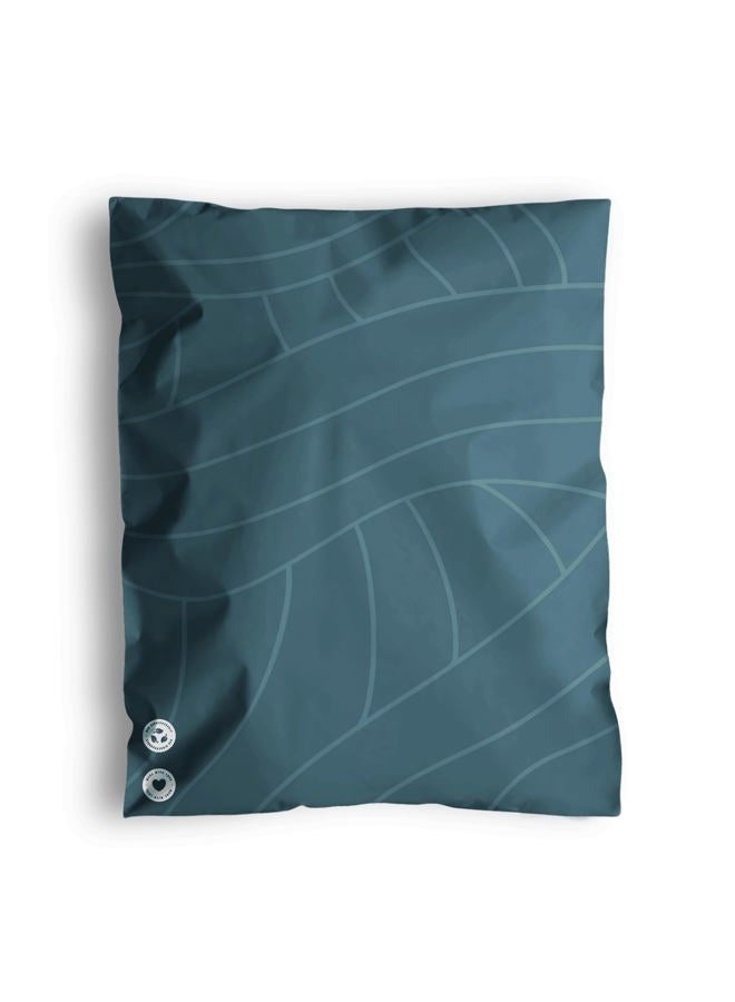Impack Poly Mailers 14.5x19-25 Pack Biodegradable Shipping Bags for Clothes and Large Items - Impack Self-Seal Waterproof Thick Mailing Envelope for Accessories & Clothing - Space Blue Leaf - Image 1