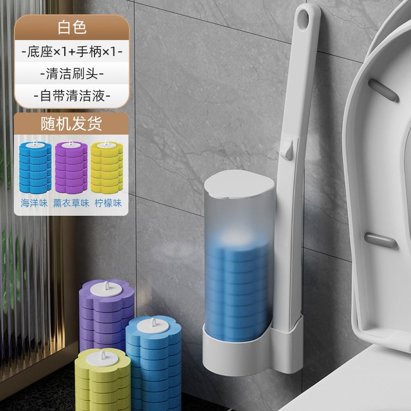 Disposable Toilet Brush Set Home Hygiene Lemon Replacement * 6 - Image 4