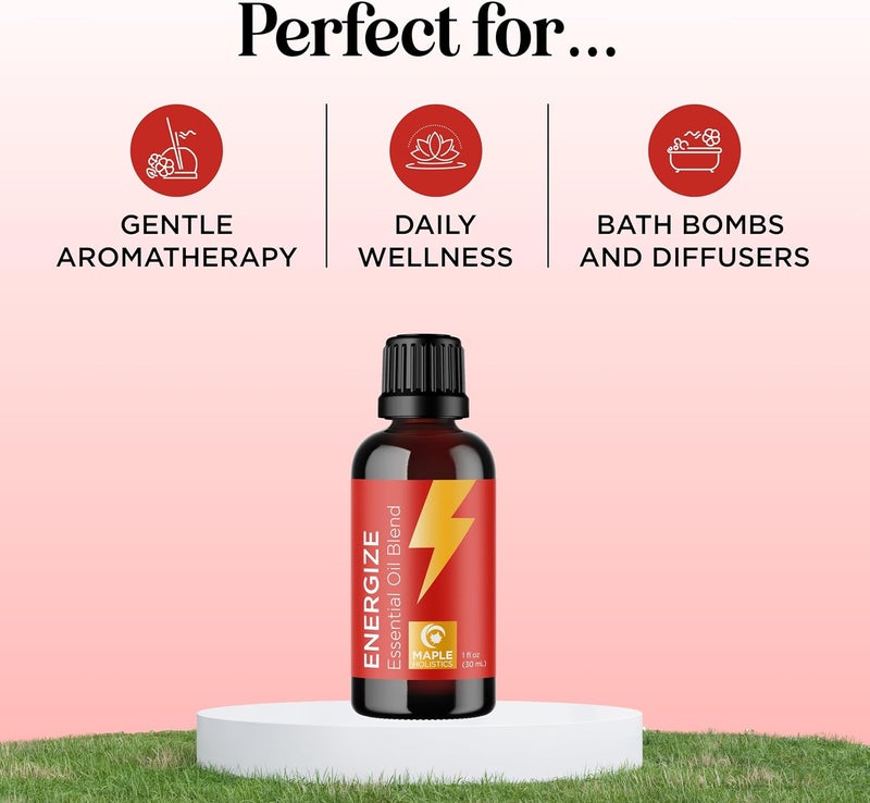 Citrus Essential Oils Blend for Diffuser - Invigorating Citrus Oil Diffuser Essential Oils with Energizing Lemon Orange and Lime Essential Oil - Pure Aromatherapy Oils for Diffuser Citrus Blend Oil - Image 2