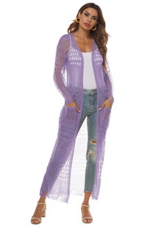 Crochet Cardigan Oversized Long Sleeve Tassel New Women Knitted Cardigan Long Cardigan Ladies