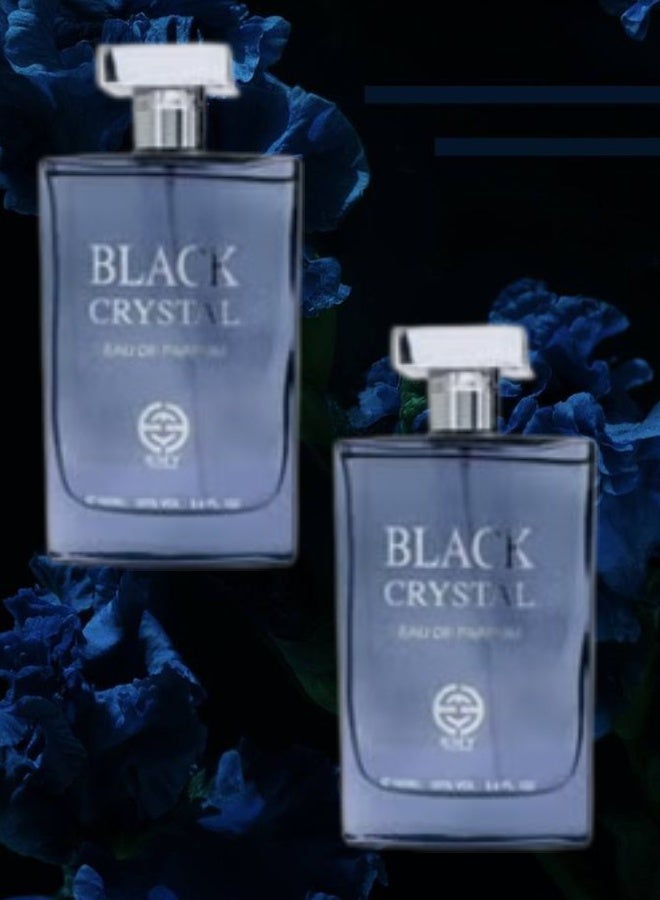 EMY 2 Pieces Black Crystal Perfume 100ML - Image 1