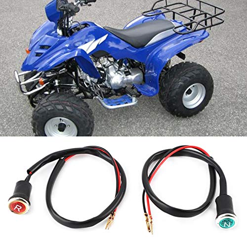 Ymiko Motorcycle Indicator Light Lamp Reverse and Neutral Gear Shifter Indicator Light Lamp Red Green for Most ATVs - Image 4