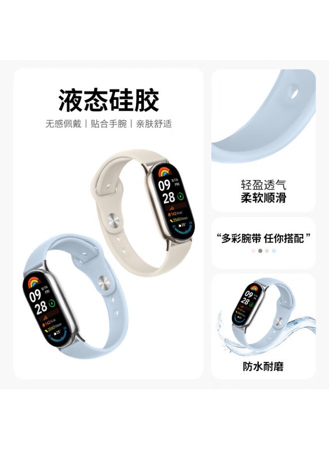Xiaopijiang Compatible Strap For Xiaomi Mi Band 10, Xiaomi 9/8 Fitness Tracker Wristband Standard Version Nfc Version Universal Xiaomi Band 8/9 Strap Breathable Sports Tracker Replacement Band
