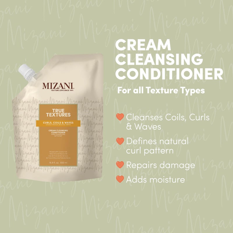 Mizani True Textures Cream Cleansing Conditioner, 16.9 Fl Oz - Image 2