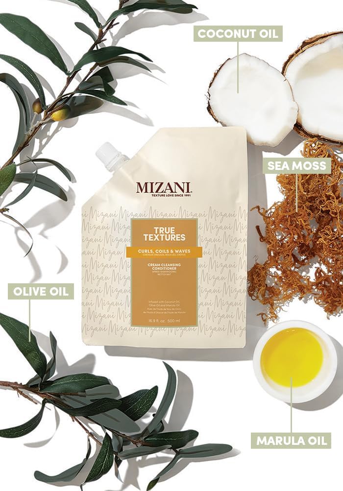 Mizani True Textures Cream Cleansing Conditioner, 16.9 Fl Oz - Image 4