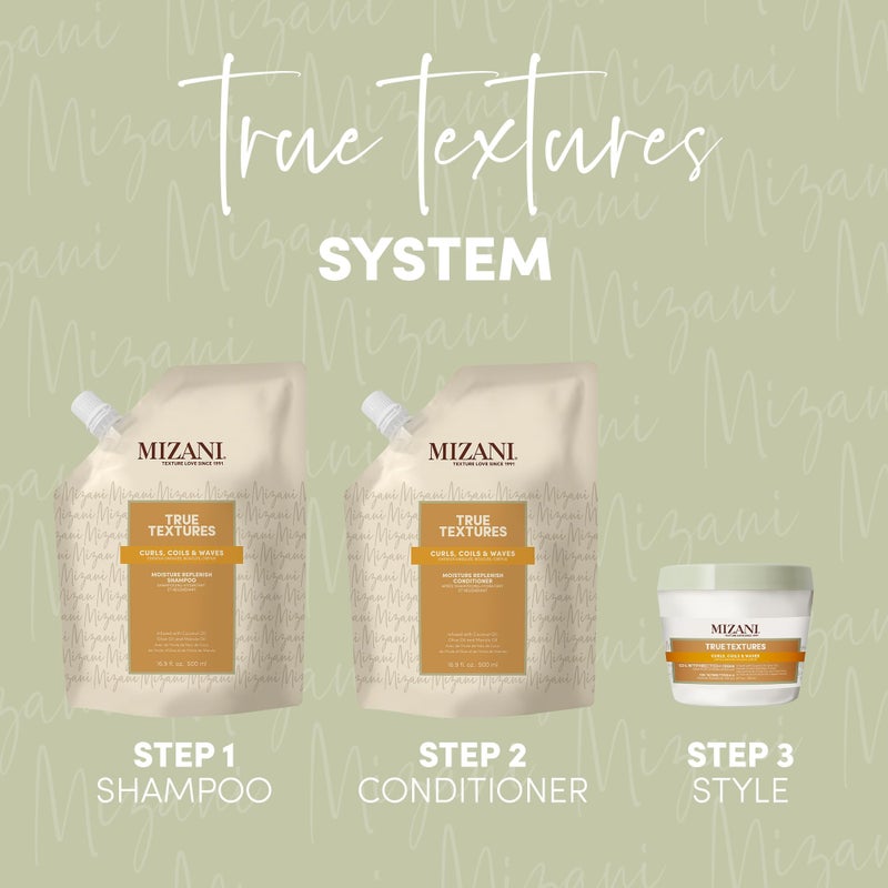 Mizani True Textures Cream Cleansing Conditioner, 16.9 Fl Oz - Image 5