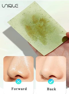 Unique 500 Pcs Facial Oil Blotting Paper, Oil Control Film, Blotting Paper for Oily Skin Care, Green Tea Oil Absorbing Tissues Paper, Large 9.1cmx6cm  - Image 3