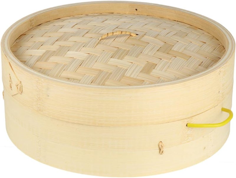 Steamer Basket with Lid Non-stick Cooking Rack for Vegetables Fish Meat Heat Resistant Kitchen Steamer Fits Woks Pans Easy to Clean Healthy Food Steaming Tool - Image 1