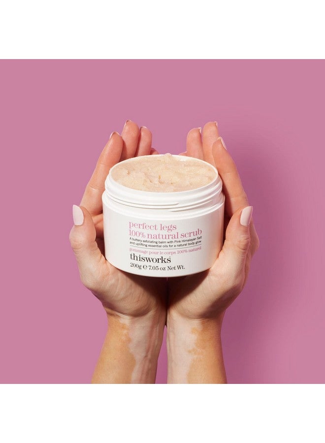 thisworks perfect legs 100% natural scrub: Buttery Exfoliating Balm with Pink Himalayan Salt for a Natural Body Glow, 200g | 7.05 oz - Image 2