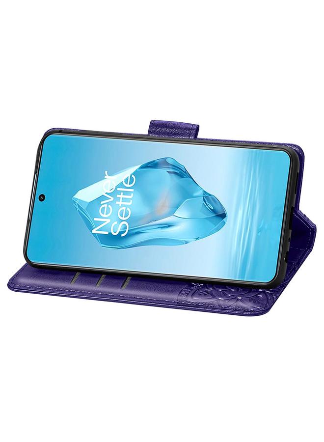 S-TOP Case For OnePlus 12R Butterfly Love Flower Embossed Leather Phone Case - Image 4