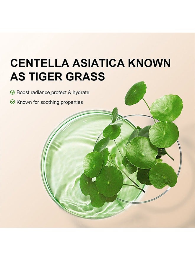 آي بي سي سي سي أن دي سي كريم CC لتصحيح لون البشرة مع كينتيللا أسياتيكا، كريم CC لإخفاء وترطيب اللون، إصلاح علامات الاحمرار وحب الشباب، مقاوم للماء والعرق، SPF 25 (02#LIGHT) - Image 5