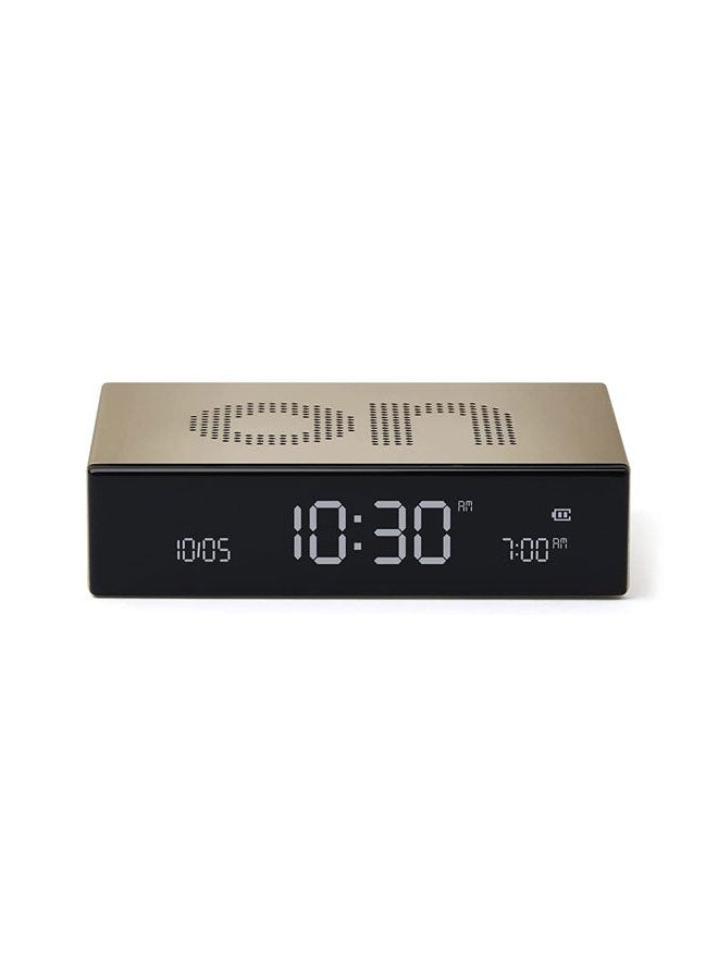 LEXON Flip Premium Reversible Rechargeable Alarm Clock With LCD Screen - Image 1
