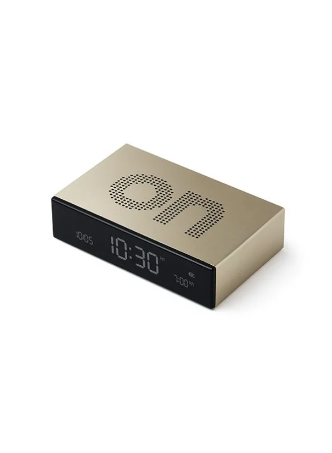 LEXON Flip Premium Reversible Rechargeable Alarm Clock With LCD Screen