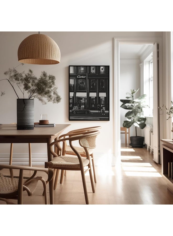 Poster Master Timeless Fashion Poster - Store Front Print - Architecture Art - Luxury Brand Art - Gift for Men, Women & Fashionista - Chic Decor for Living Room or Bedroom - 8x10 UNFRAMED Wall Art - Image 5