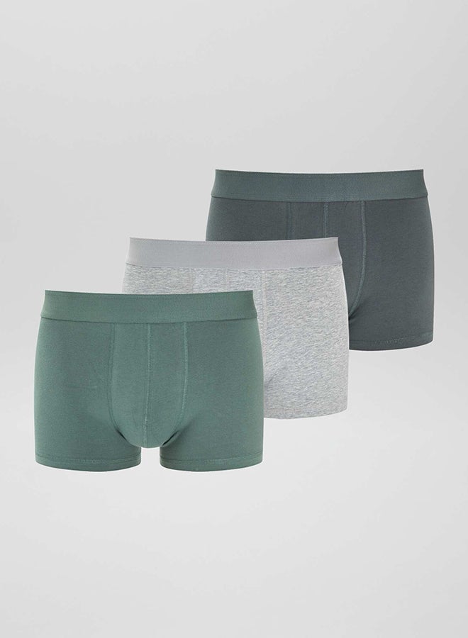 Kiabi Pack of 3 plain boxers  - Image 1
