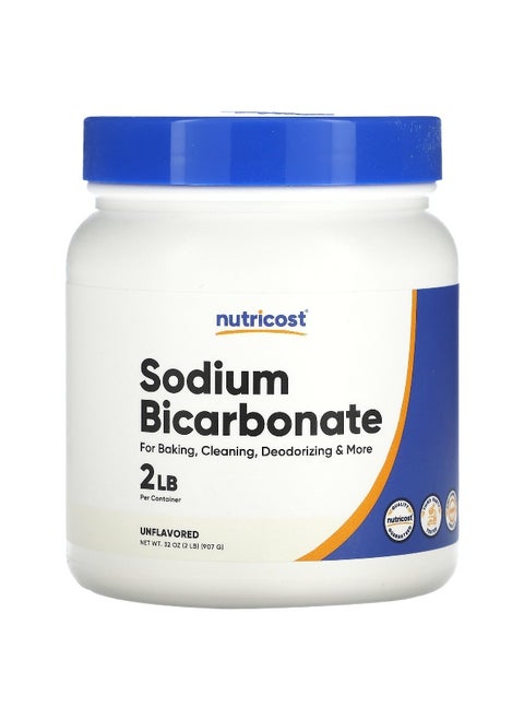 Nutricost, Sodium Bicarbonate Powder, Unflavored, 2 lb (907 g)