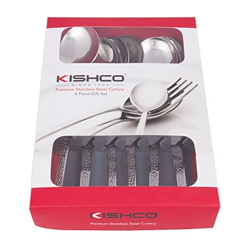 Kishco Parma Stainless Steel Dessert Soup Spoon - Pack of 6 - Image 2