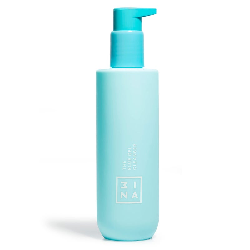 3ina MAKEUP - Vegan - Cruelty Free - The Blue Gel Cleanser - Blue - Makeup remover - Refreshing micellar formula - Aloe & Hamamelis - Smooths, calms, refresh and purifies skin - Image 1