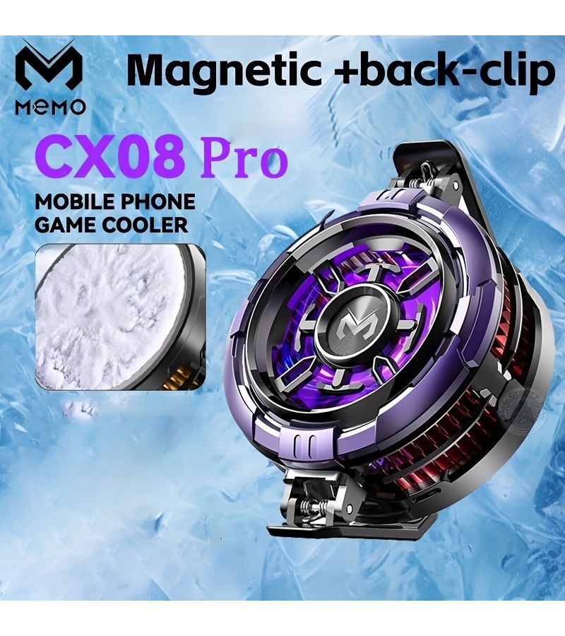 No Battery MEMO CX08 Magnetic Back Clip 2 in 1 Phone Heat Sink 9V 12V 2A 3A 18W Semiconductor Cooler Rapid Cooling Plug in Use - Image 4