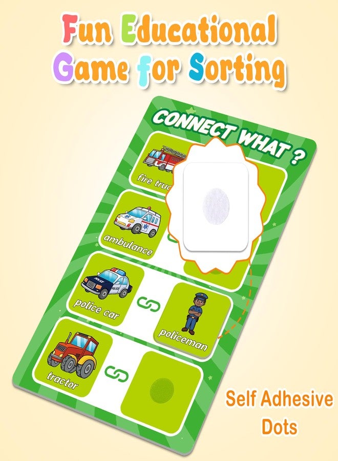Broytain Match Card & Sort Game Set for Toddlers,Montessori Game for Kids Educational Fine Motor Skills,Speech Therapy Toys,Preschool Kindergarten Learning Activities,Sorting Toys for Toddlers 3-5 - Image 5