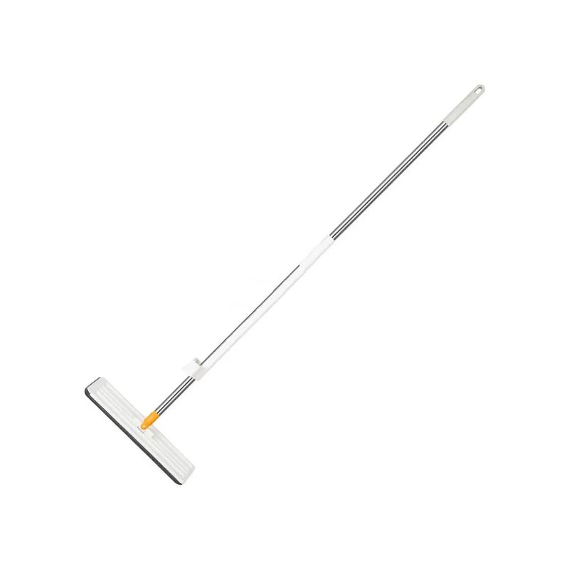 Raggle Flat Microfiber Magic Mop for Floor CleaningHome Hands Free Squeeze Mop for Floor Slider Squeeze Mop StainlessSteel Handle Bucket Less Mop and Microfiber Refill Squeeze Mop - Image 2
