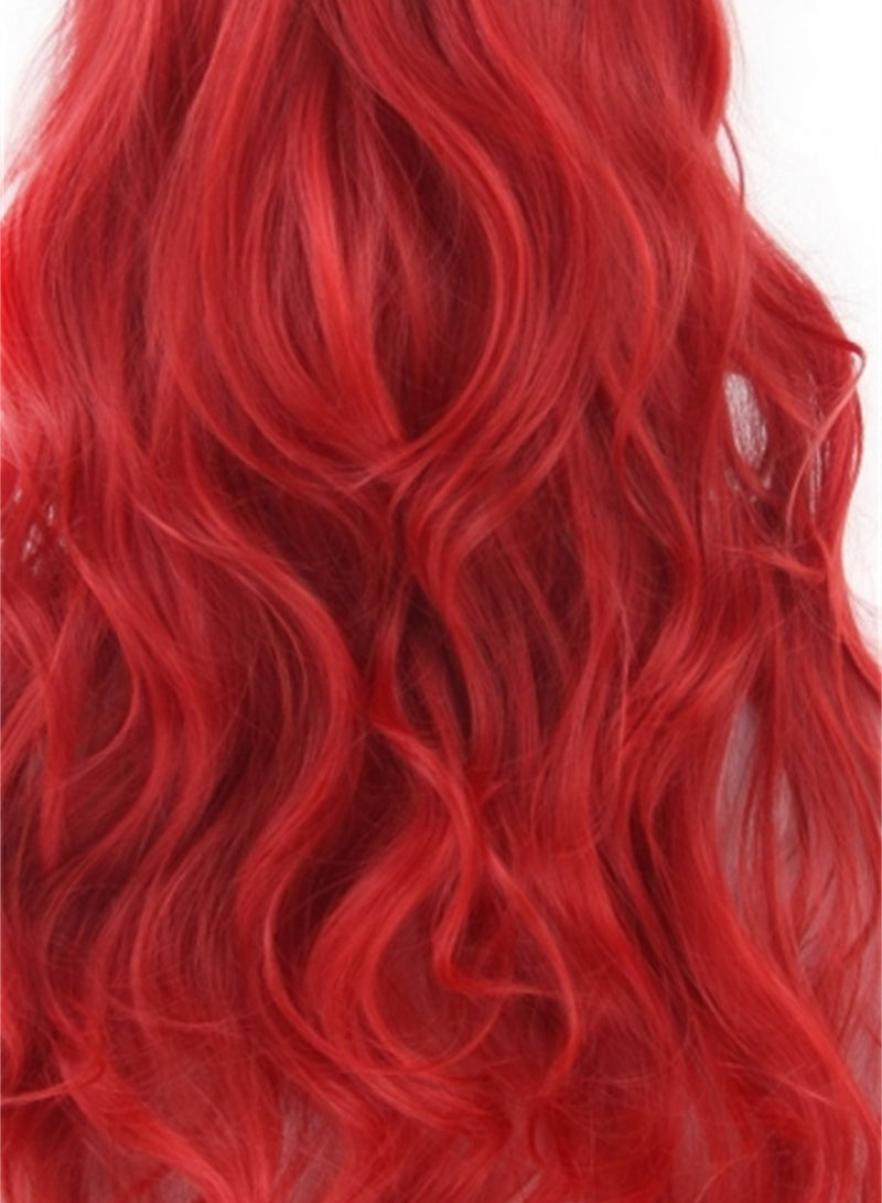 80cm anime long curly hair high temperature silk curly hair cosplay wig costumes dress up wig - Image 4