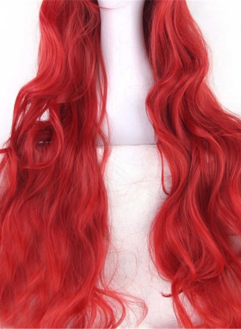 80cm anime long curly hair high temperature silk curly hair cosplay wig costumes dress up wig - Image 3