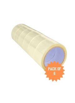 Nice Pack 2inch 45 yards Clear Packing Tape Pack of 6 Rolls Heavy Duty Packaging Tape for Shipping, Packaging, Moving and Sealing  - Image 1