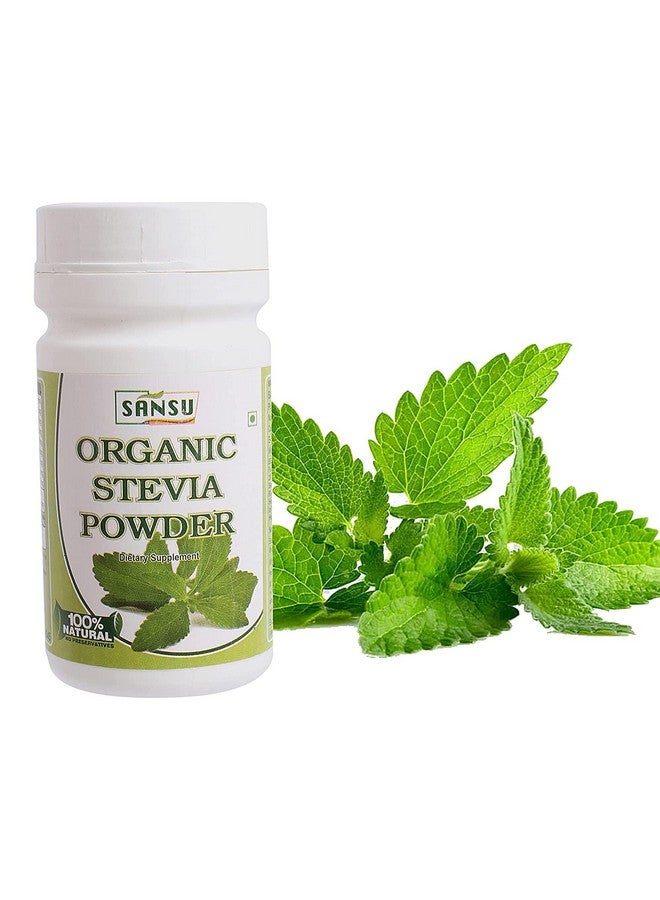 SANSU مسحوق ستيفيا سانو سكر خالي من السكر محلي طبيعي (100 جرام) - Image 3