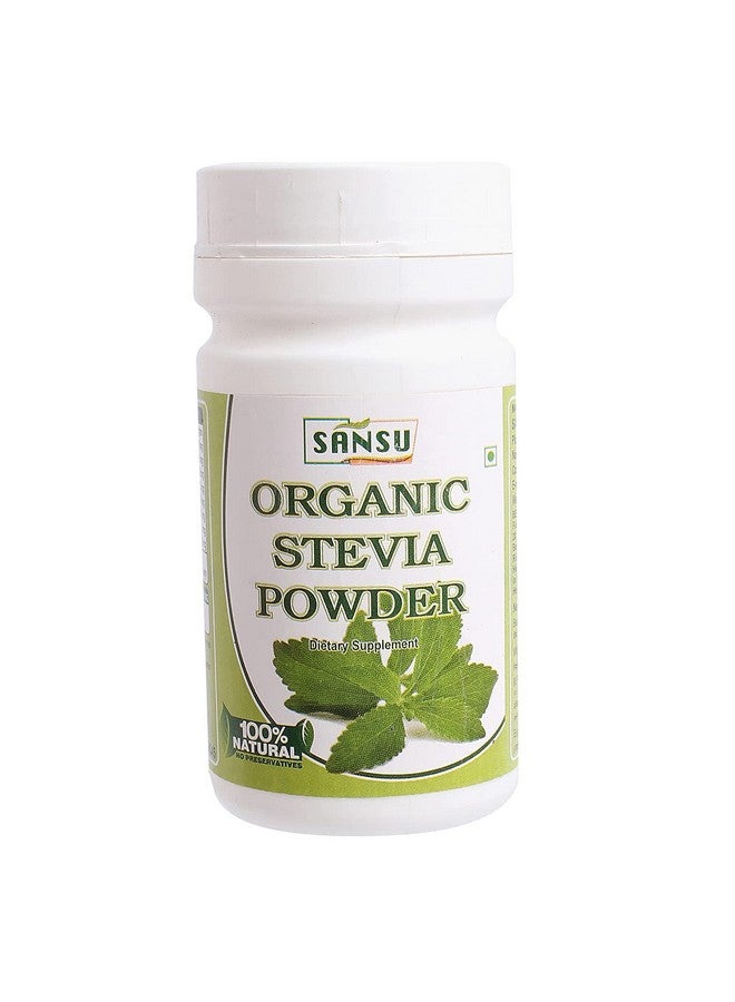SANSU مسحوق ستيفيا سانو سكر خالي من السكر محلي طبيعي (100 جرام) - Image 1