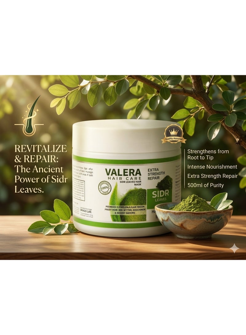Valera Sidr Leaves Hair Mask For Extra Strength Repair 500 ml - Image 2