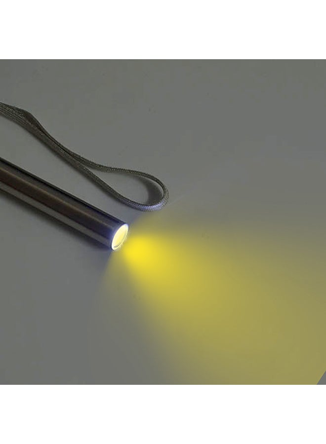 USB Mini Rechargeable Camping Flashlight Yellow 13.0x1.3x1.3cm - Image 2