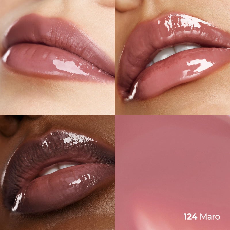 Laka Fruity Glam Tint, 4.5g/0.15oz, Glowing Lip Stain with Wide Color Spectrum, Hydrating & Lightweight Texture, Buildable Color, Non-Sticky, Vegan, K-Beauty (#124 Maro) - Image 2
