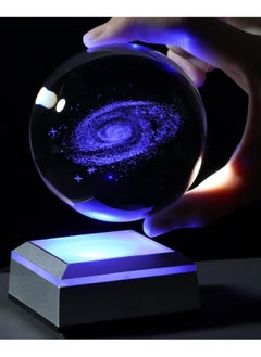 RARELY RARELY 3D Solar System Crystal Ball with LED Colorful Lighting Touch Base  Solar System Model Decor Science Astronomy Gifts For Teacher friend Brother Colleague Gift  - Image 5