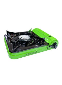 CONCORD Portable Butane Gas Stove Automatic Ignition For Camping and Picnic / GREEN  - Image 1