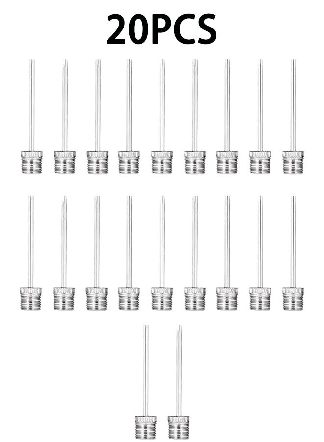 Ball Pump Needles 20pcs, Air Pump Needles for Basketball Inflating, Inflation Sports Pin - Image 1