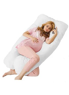 Arabest U-Shaped Comfort Maternity Pillow, Comfortable Sleep, Microfiber White 120x70x25 cm  - Image 4