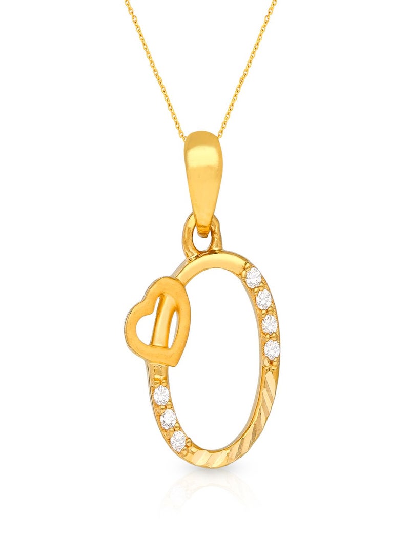 Malabar Gold and Diamonds 22 Karat 916 Purity Gold Pendant PDDZL41905Y - Image 1