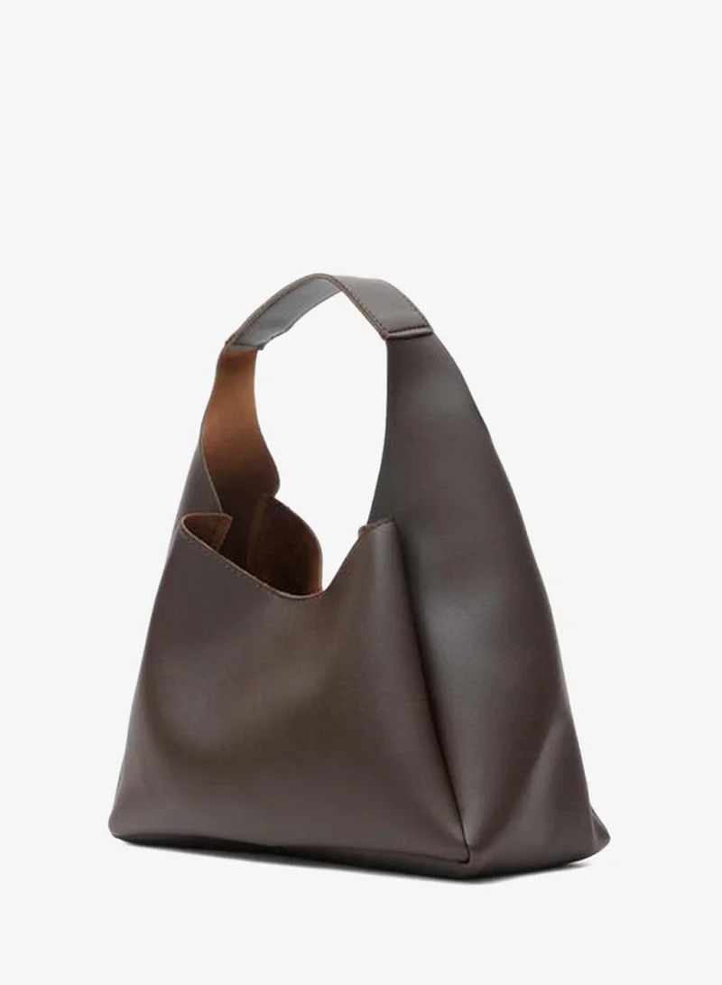 Shule Bags Mono Yavrulu Shoulder Bag Dark Coffee.