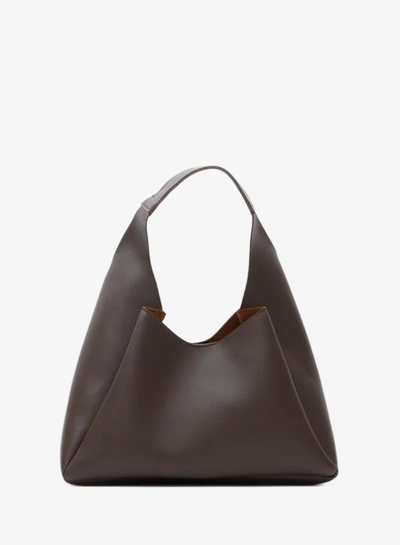 Shule Bags Mono Yavrulu Shoulder Bag Dark Coffee.