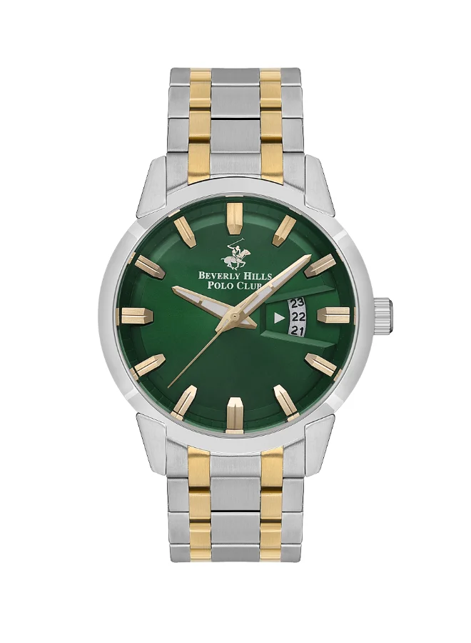 BEVERLY HILLS POLO CLUB Beverly Hills Polo Club Men 's Green Dial Analog watch - BP3536X.270
