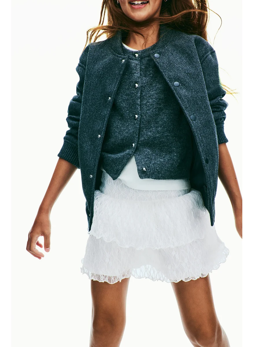 H&M Tiered Lace Skirt