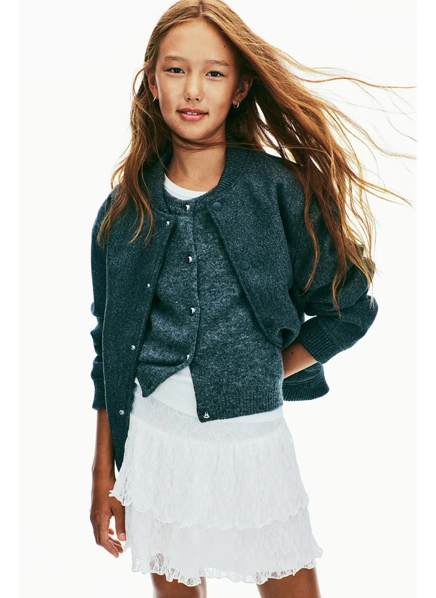 H&M Tiered Lace Skirt