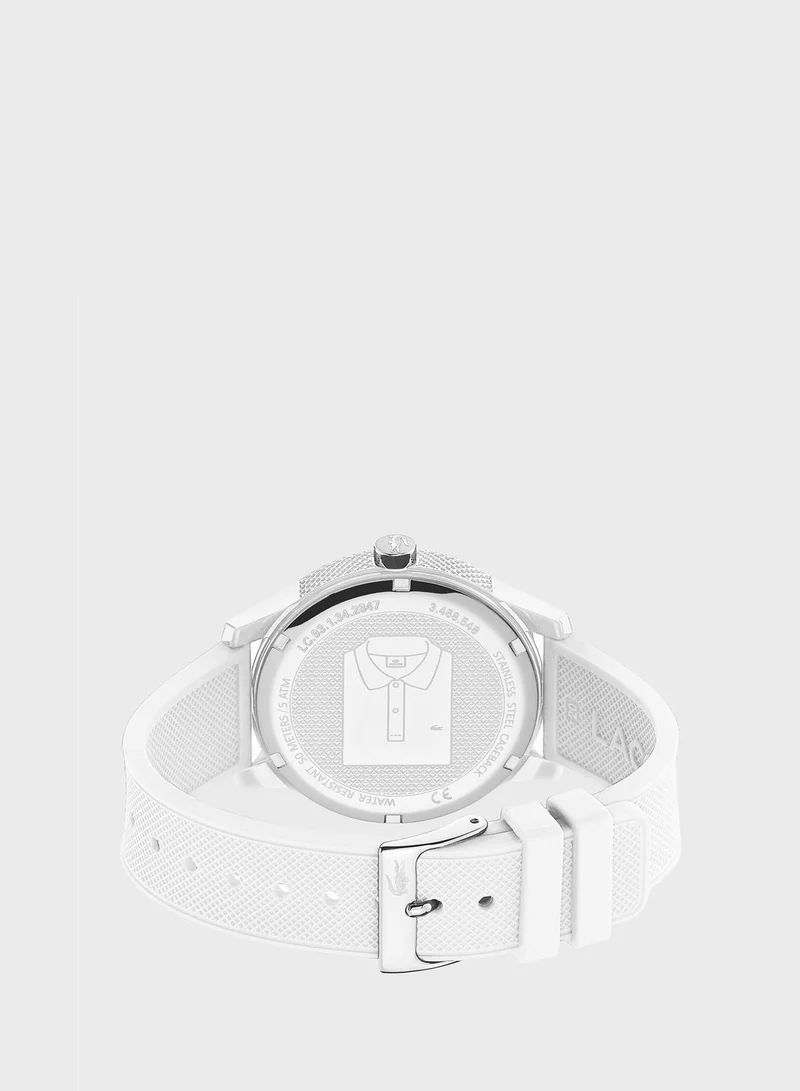 LACOSTE Lacoste L12.12 Silicone Strap Watch for Men - 2011039