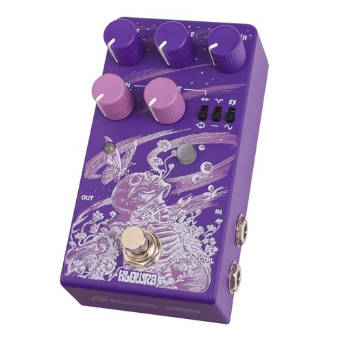 Klowra Gnash Dual-Channel Analog Distortion Guitar Effects Pedal, Series/Parallel High-Gain Drive with Wavefolder & Mid-Cut, True Bypass, Fully Analog Through-Hole Circuitry for Modern & Vintage Tones - Image 1