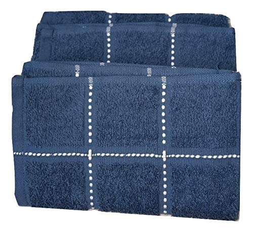NT-STAR Hand Towels, 100% Cotton 40 * 60 cm, Blue(Pack of 2) - Image 2