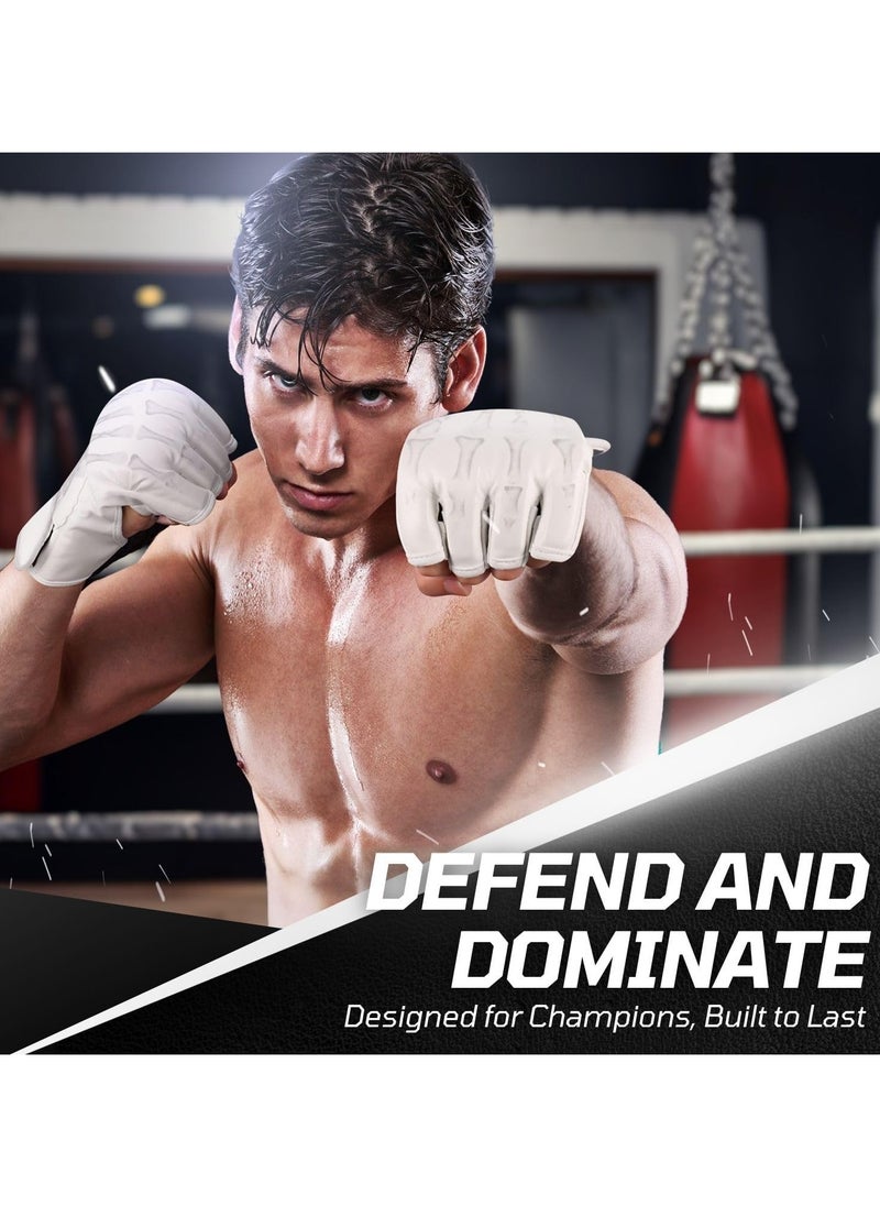 PYC - Boxing Gloves Fingerless MMA Gloves UFC Boxing Fight Gloves for Sanda Sparring Punching Bag Training - Image 1