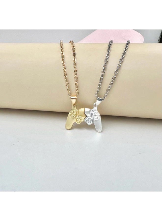 Cicod Game Controller Necklaces,Matching Necklace for Couples,Console Handle Pendant for Best Friends Valentine's Gifts Him and Her Lovers BFF Friendship Jewelry, Zinc, No Gemstone - Image 5