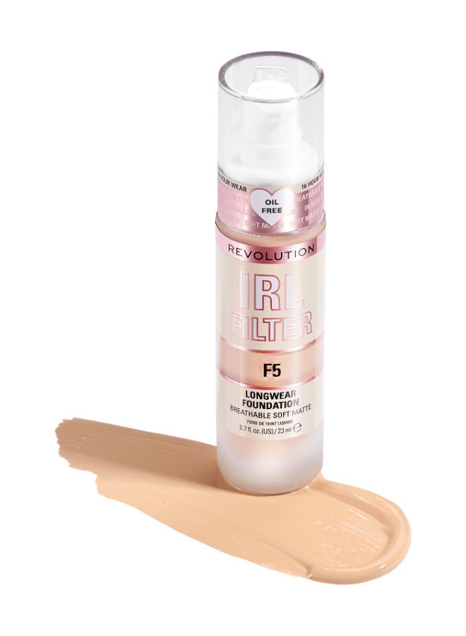 REVOLUTION Revolution IRL Filter Longwear Foundation F5  - Image 4